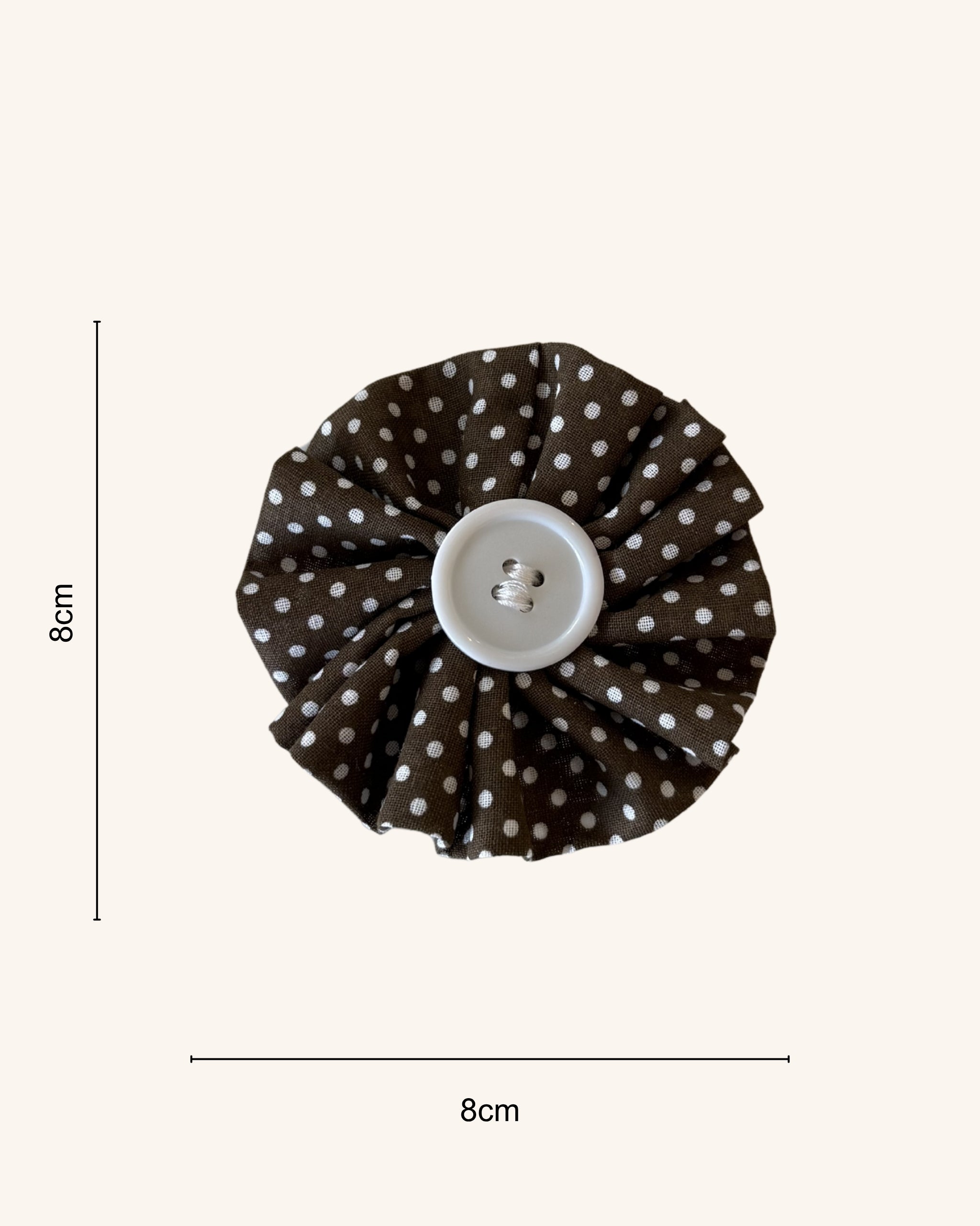 Chocolate Drop Collar Blossom