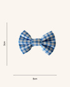 Classic Gingham Dog Bow