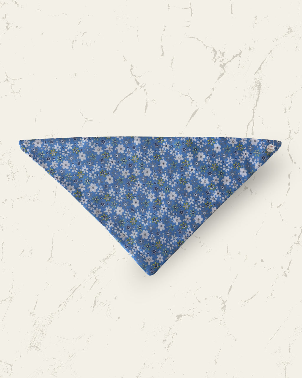 Blue Daisy Dog Bandana