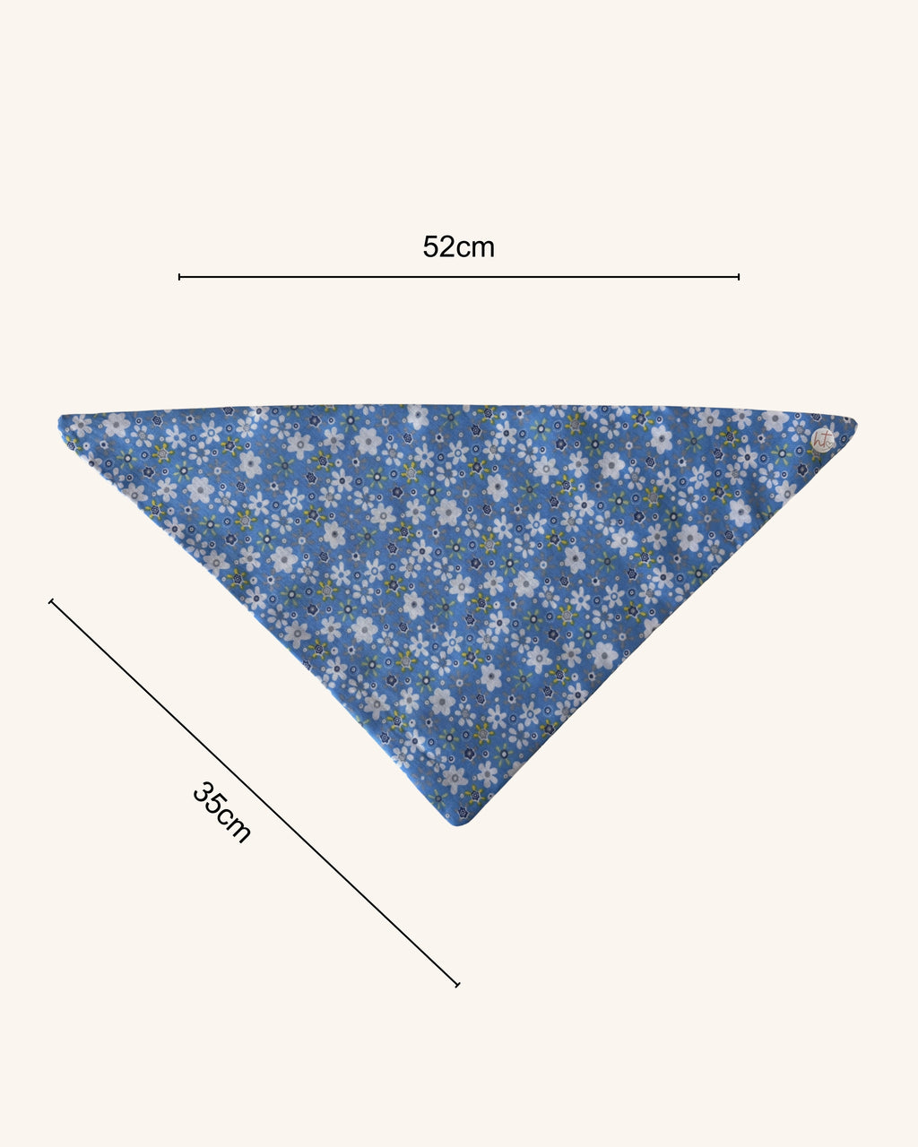 Blue Daisy Dog Bandana