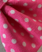 Bubblegum Pop Dog Bow — closeup view | Hector's Threads