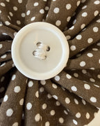 Chocolate Drop Collar Blossom — closeup view | Hector's Threads