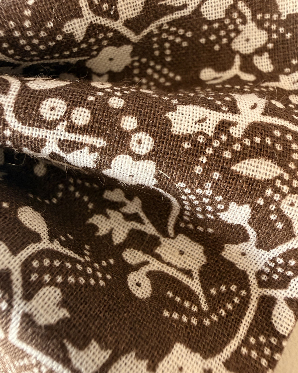 Cocoa Lace Dog Bow — closeup view | Hector's Threads