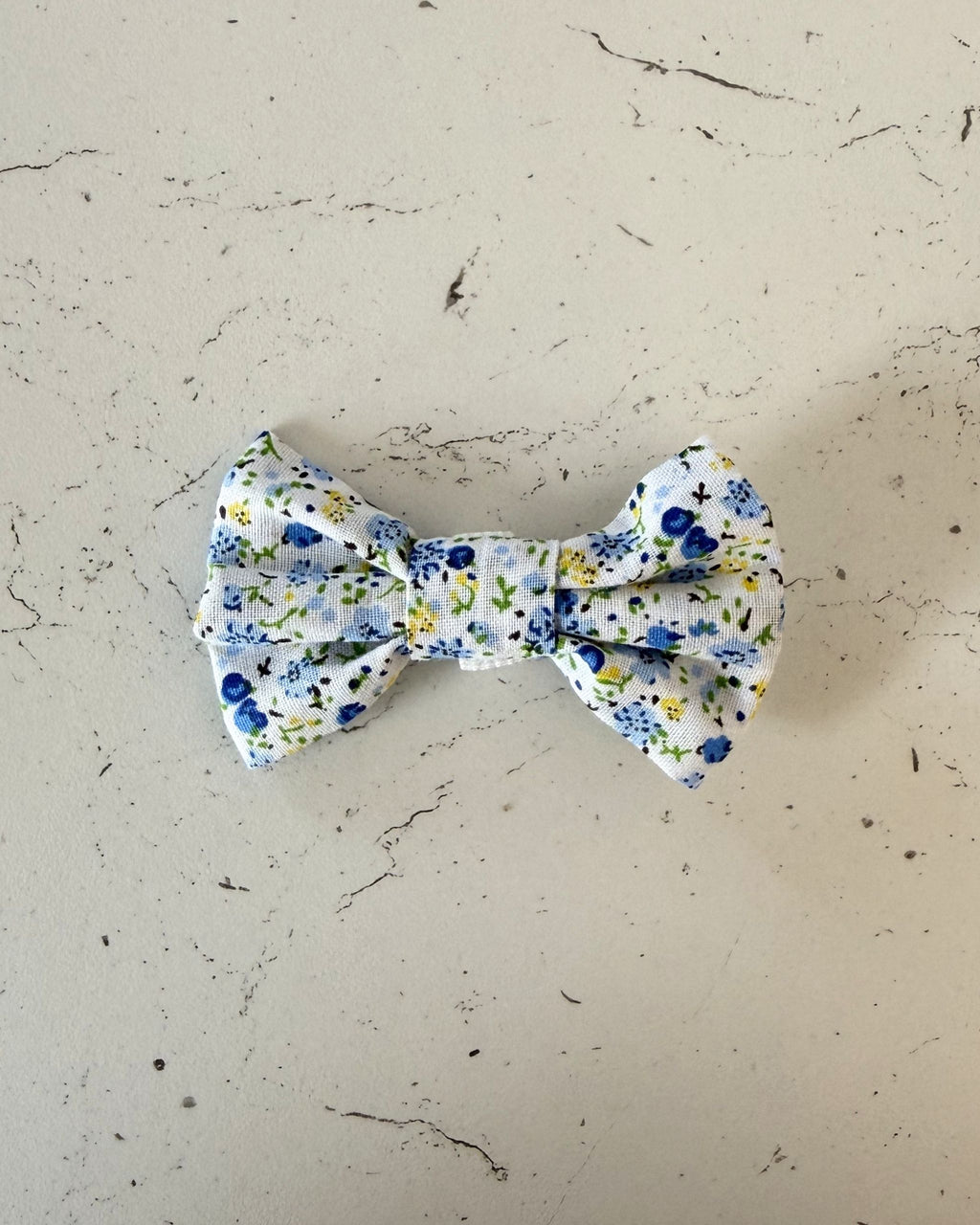 Country Garden Dog Bow — front view | Hector's Threads