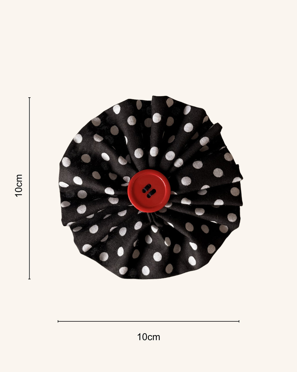 Inkspot Collar Blossom — size view | Hector's Threads
