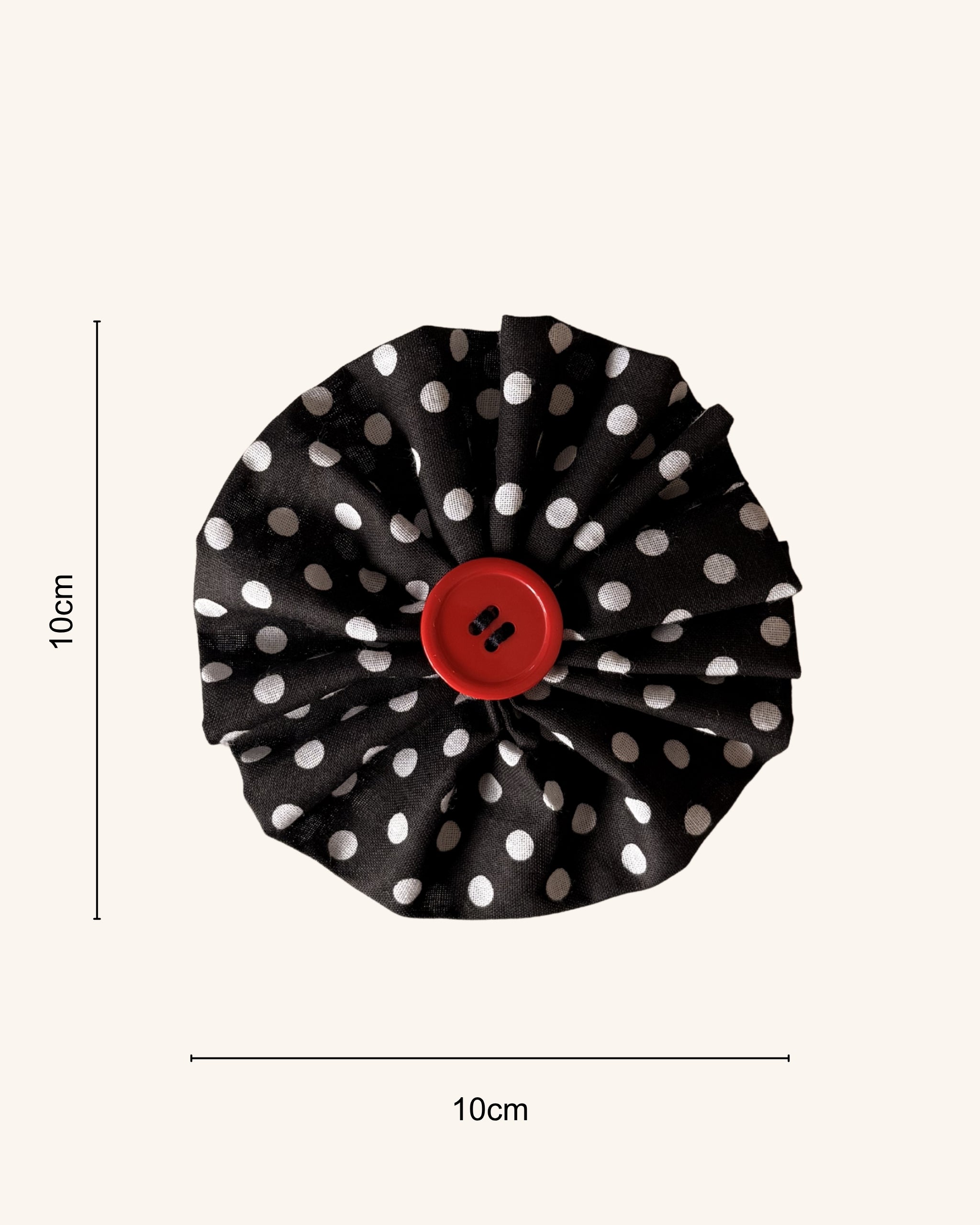 Inkspot Collar Blossom — size view | Hector's Threads