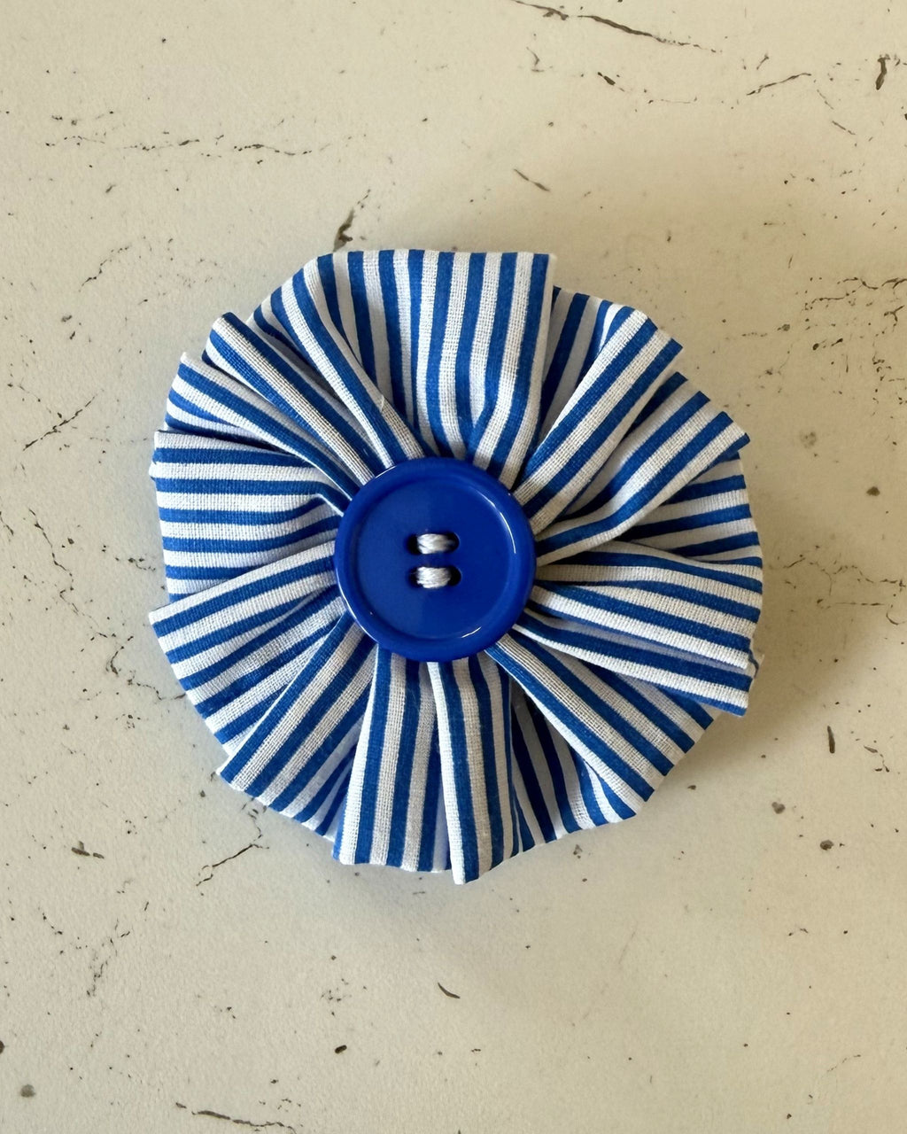 Lilac Stripe Collar Blossom — front view | Hector's Threads