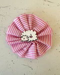 Little Lamb Collar Blossom — front view | Hector's Threads