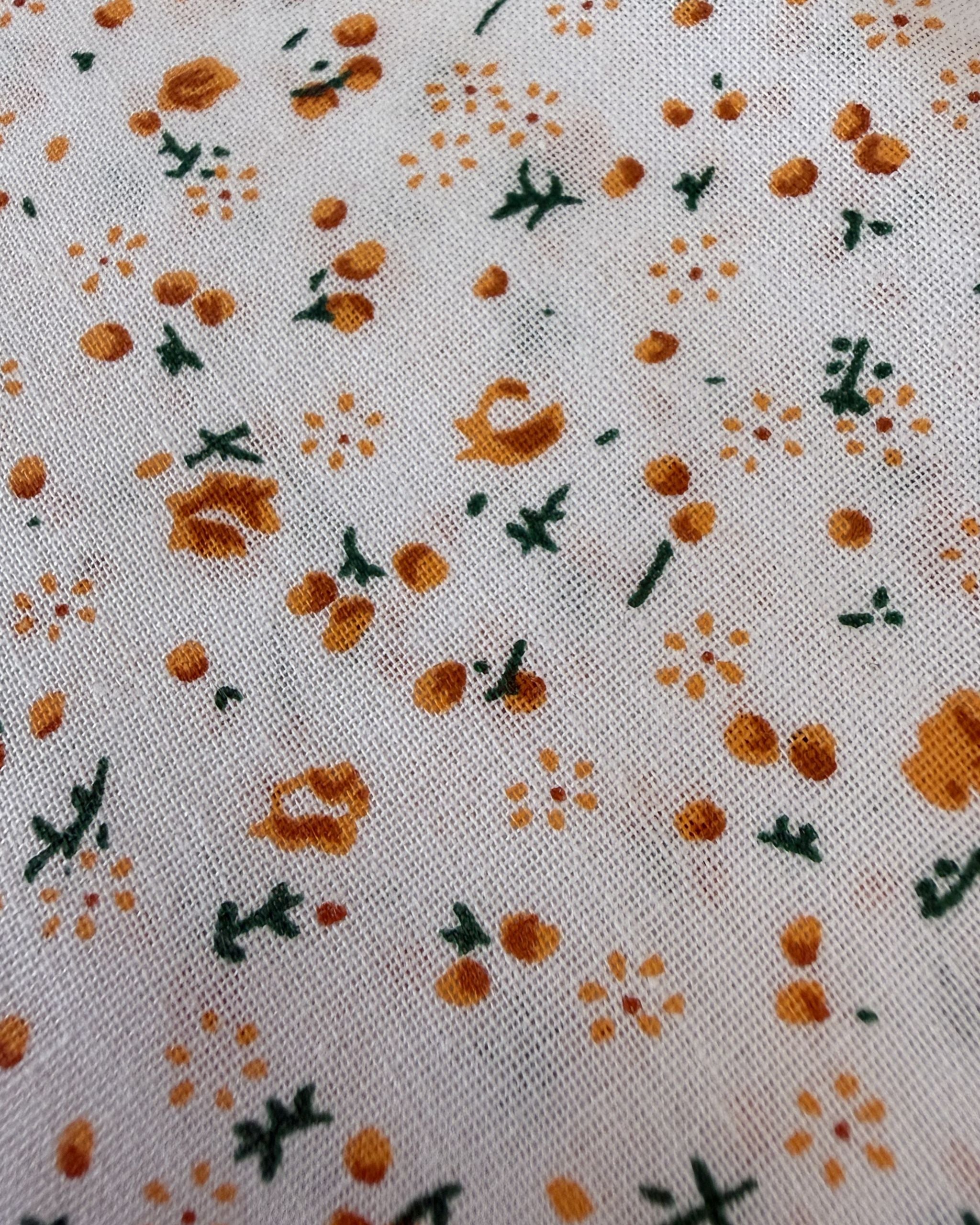 Meadow Walk Dog Bandana — closeup view | Hector's Threads