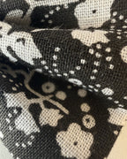 Moonlit Garden Dog Bow — closeup view | Hector's Threads