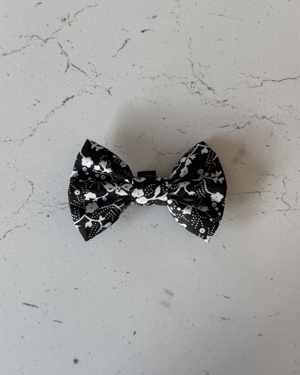 Moonlit Garden Dog Bow — front view | Hector's Threads