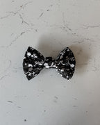 Moonlit Garden Dog Bow — front view | Hector's Threads