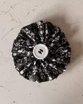 Moonlit Lace Collar Blossom — front view | Hector's Threads