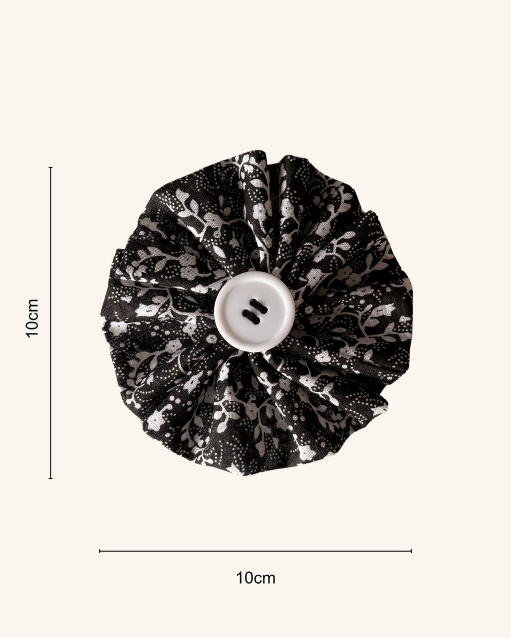 Moonlit Lace Collar Blossom — size view | Hector's Threads