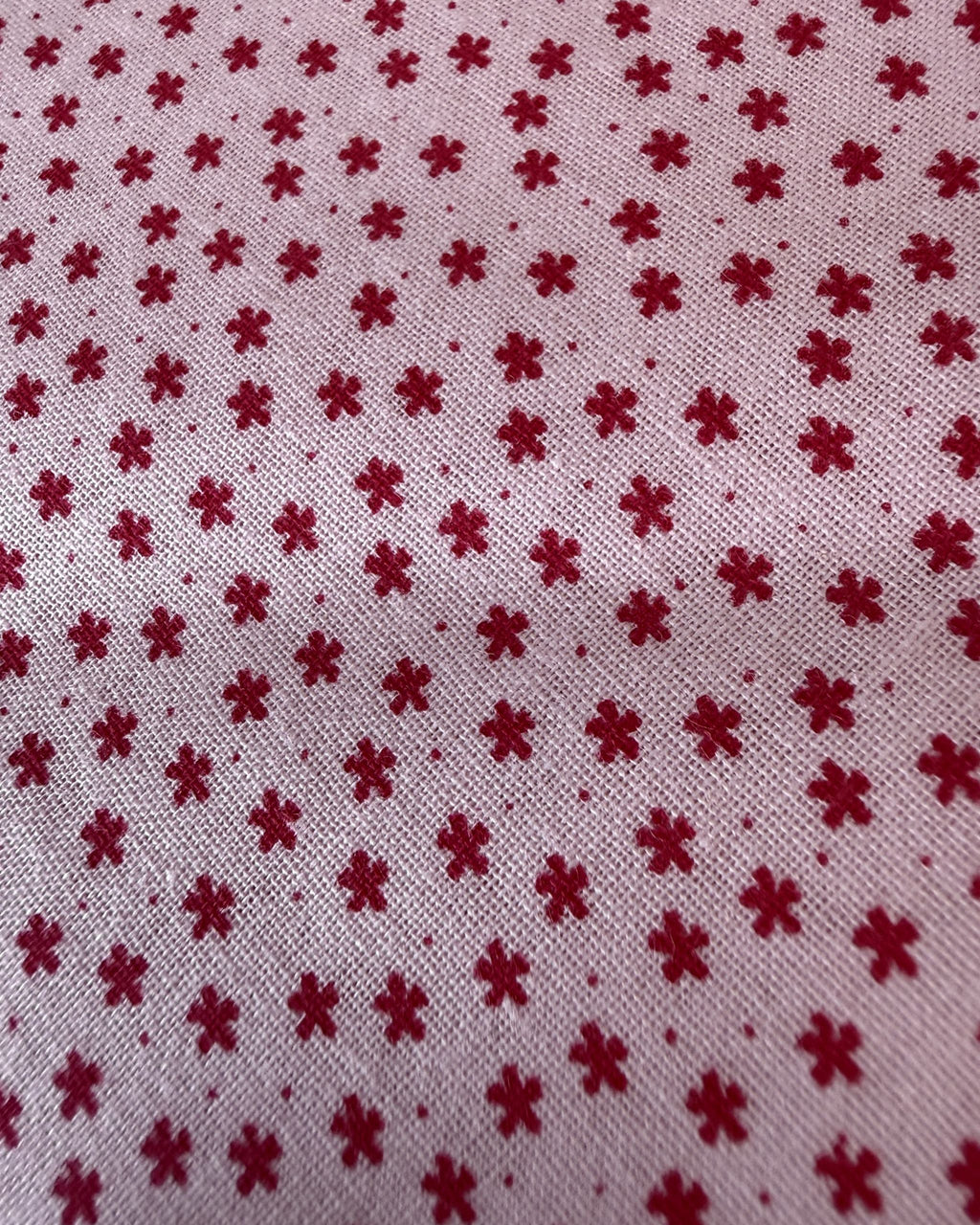 Pink Starburst Dog Bandana — closeup view | Hector's Threads