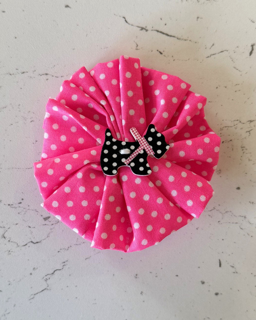Pretty In Pink Collar Blossom — front view | Hector's Threads
