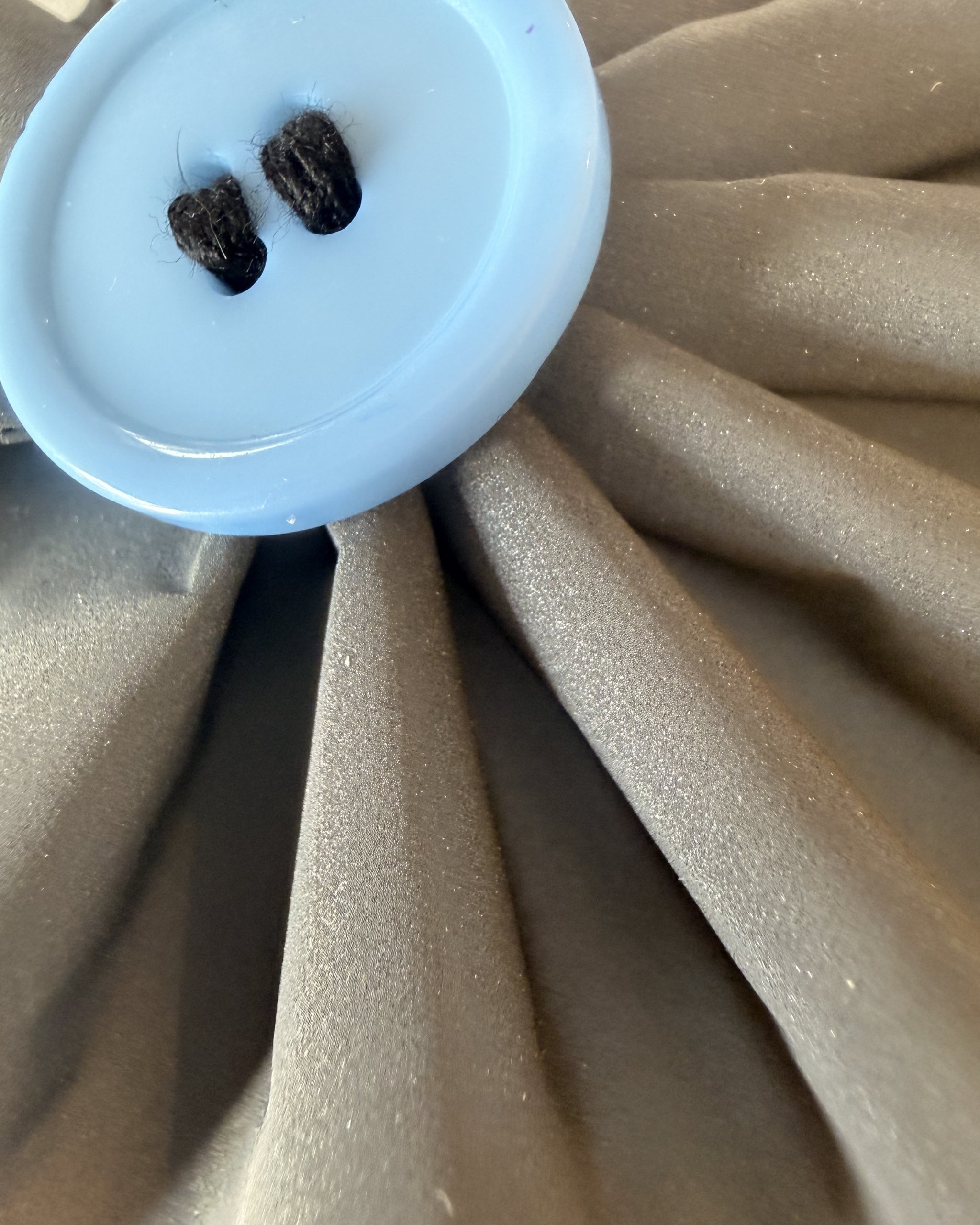Reflective Blue Collar Blossom — closeup view | Hector's Threads
