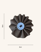 Reflective Blue Collar Blossom — size view | Hector's Threads