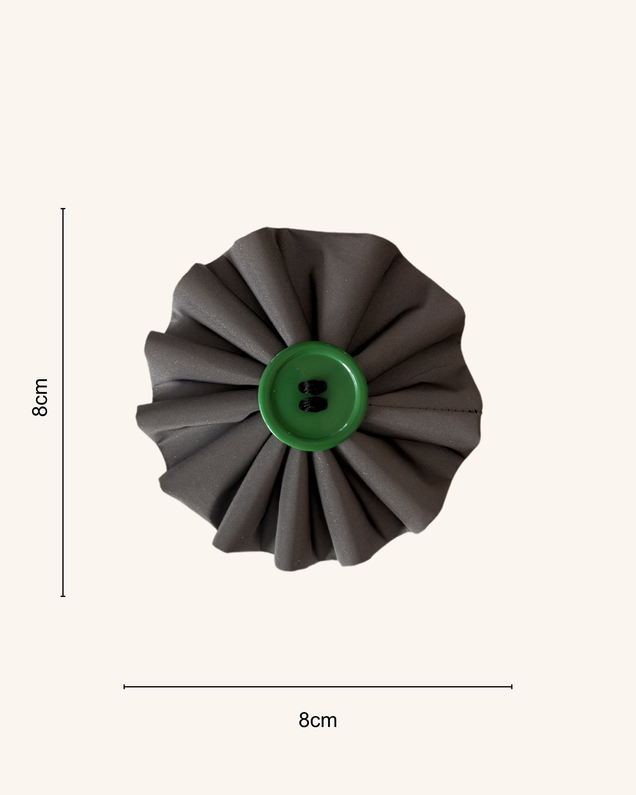 Reflective Green Collar Blossom — size view | Hector's Threads