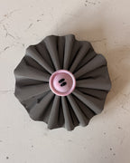 Reflective Pink Collar Blossom — front view | Hector's Threads
