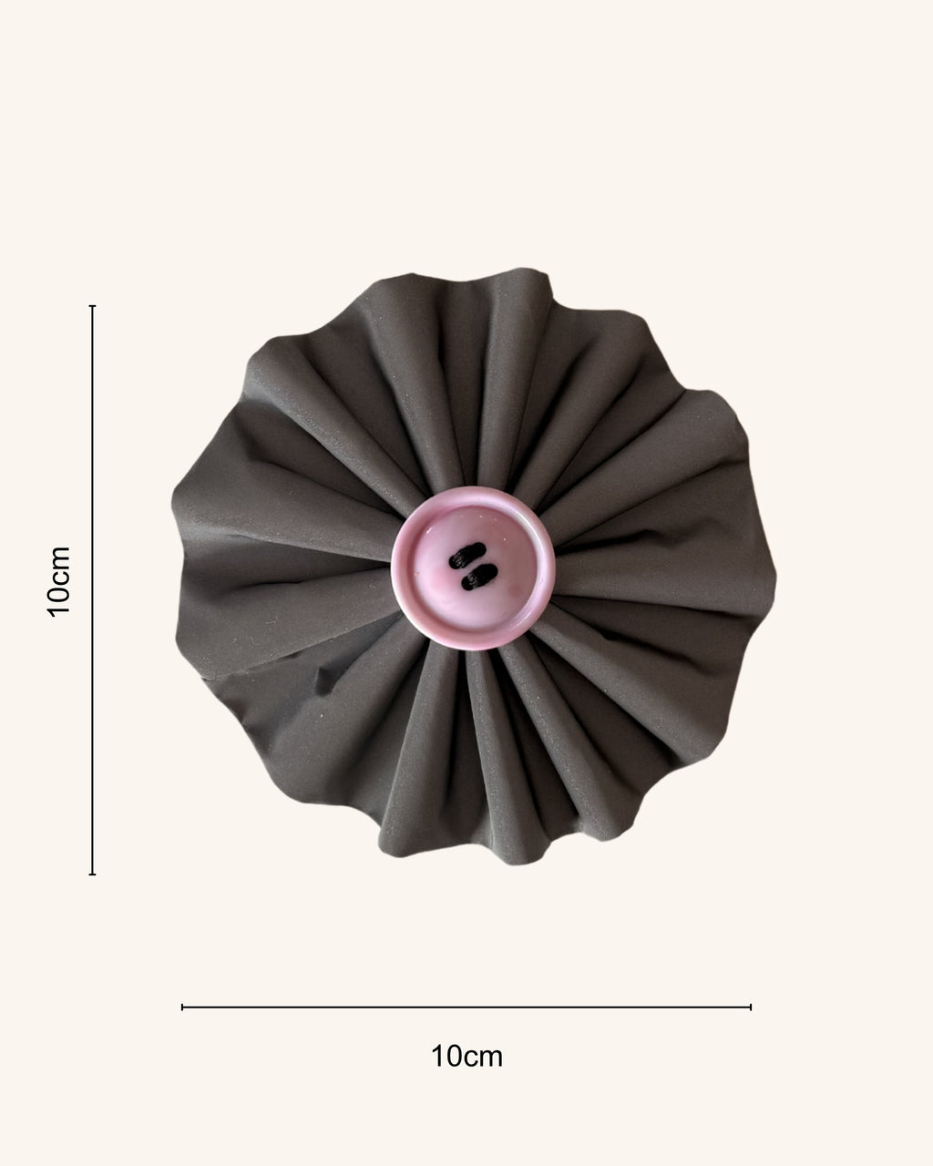 Reflective Pink Collar Blossom — size view | Hector's Threads