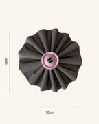 Reflective Pink Collar Blossom — size view | Hector's Threads
