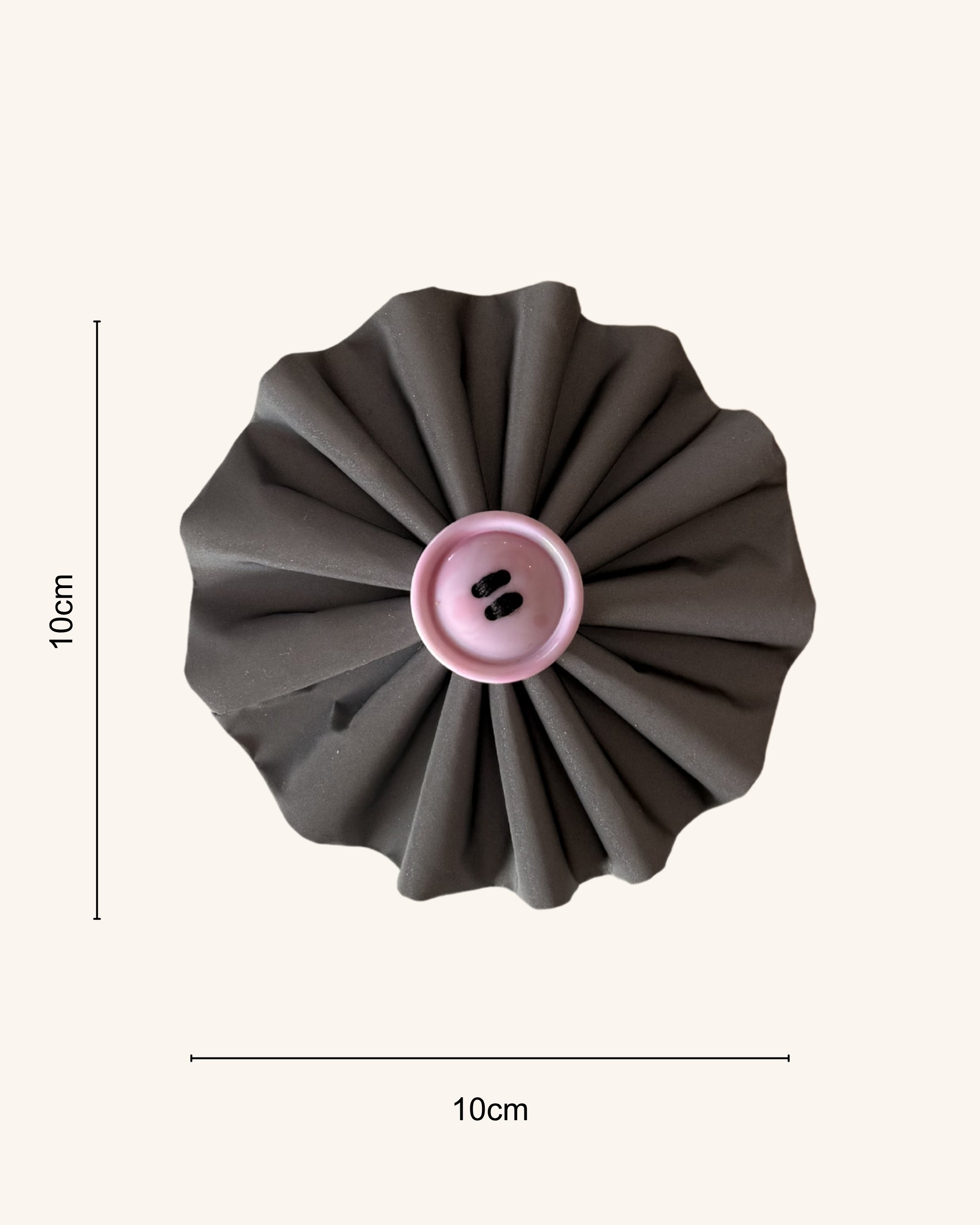 Reflective Pink Collar Blossom — size view | Hector's Threads