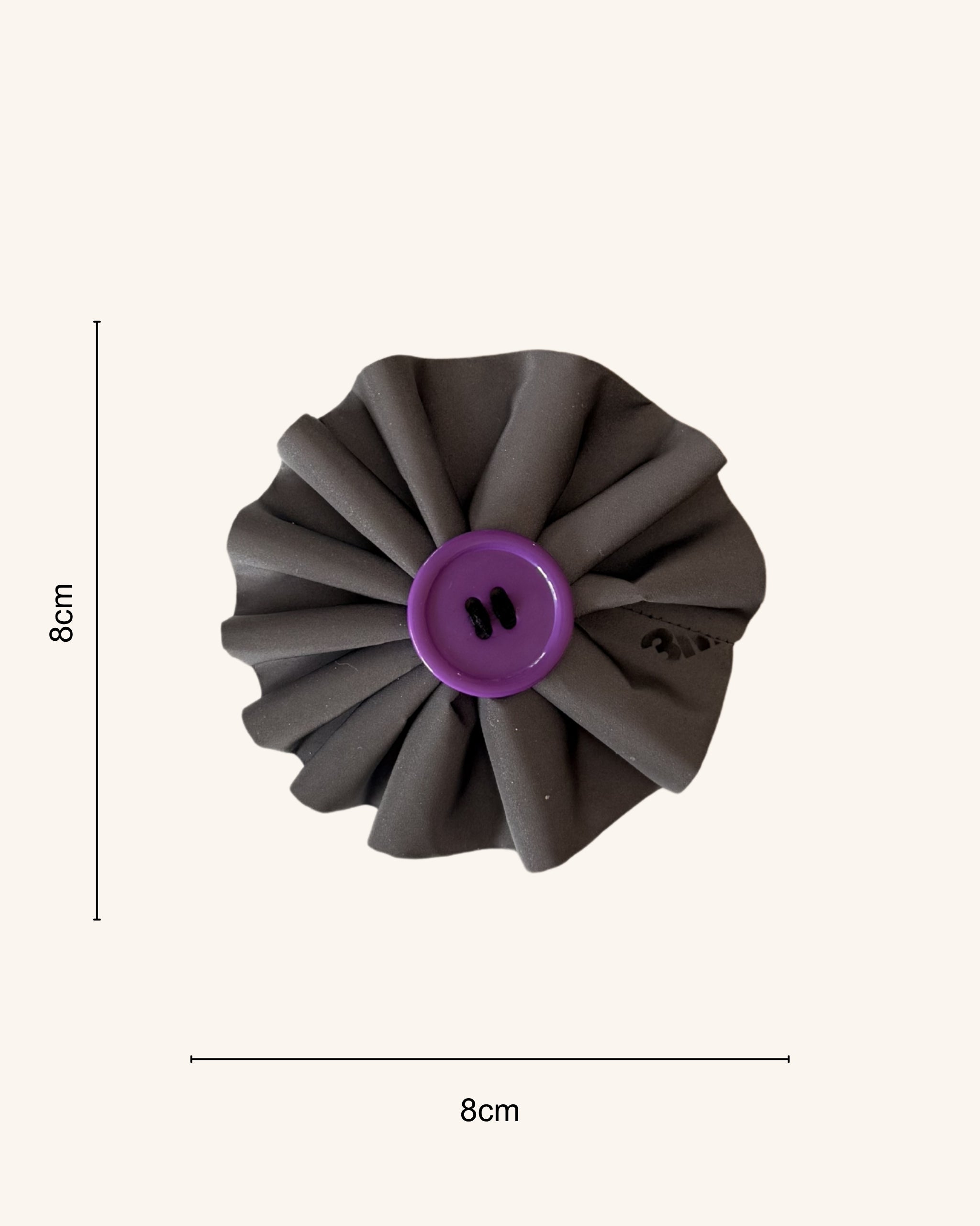 Reflective Purple Collar Blossom — size view | Hector's Threads