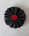 Reflective Scarlet Collar Blossom — front view | Hector's Threads