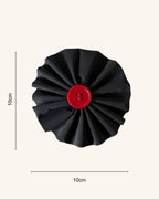 Reflective Scarlet Collar Blossom — size view | Hector's Threads