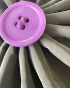 Reflective Violet Collar Blossom — closeup view | Hector's Threads