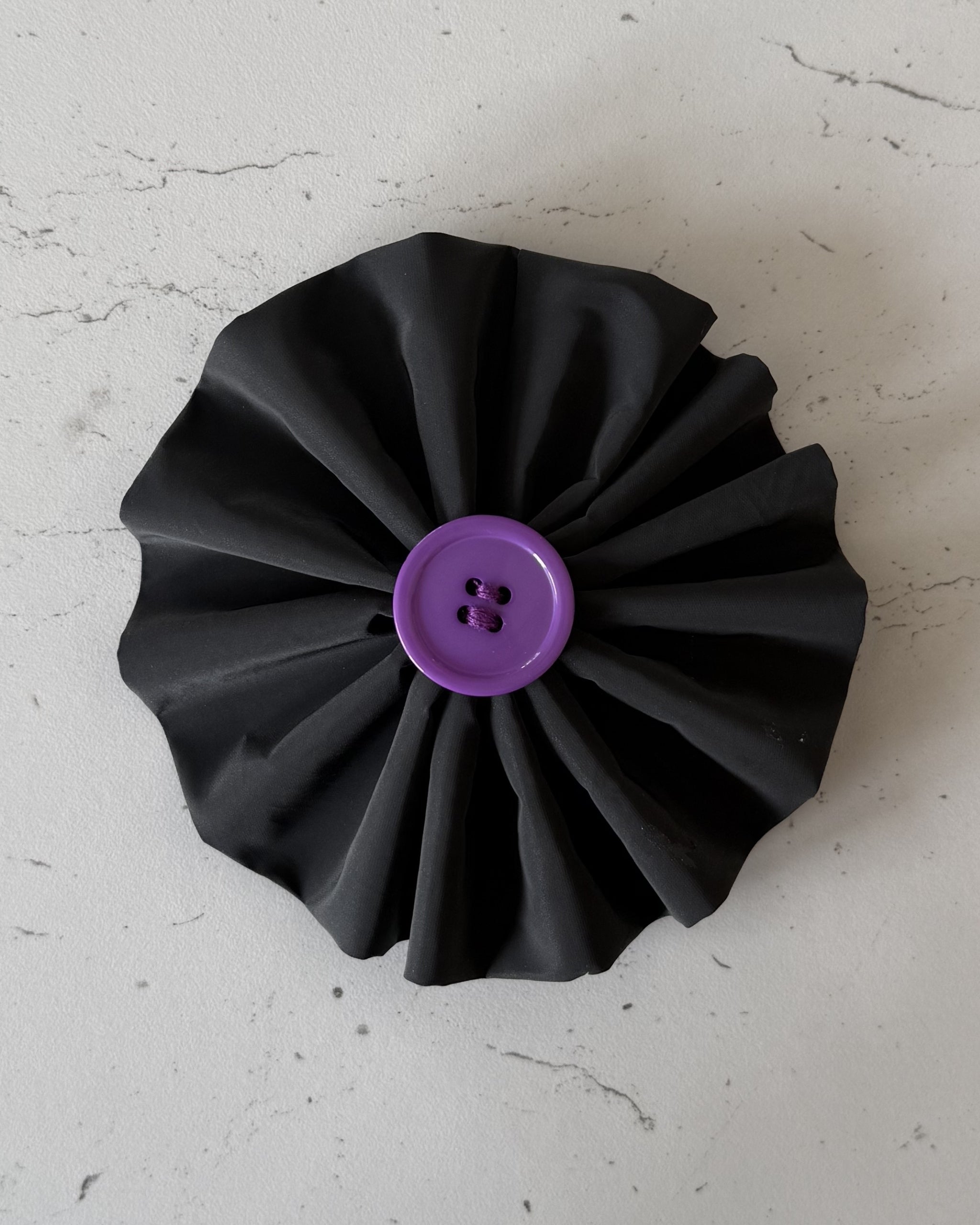 Reflective Violet Collar Blossom — front view | Hector's Threads