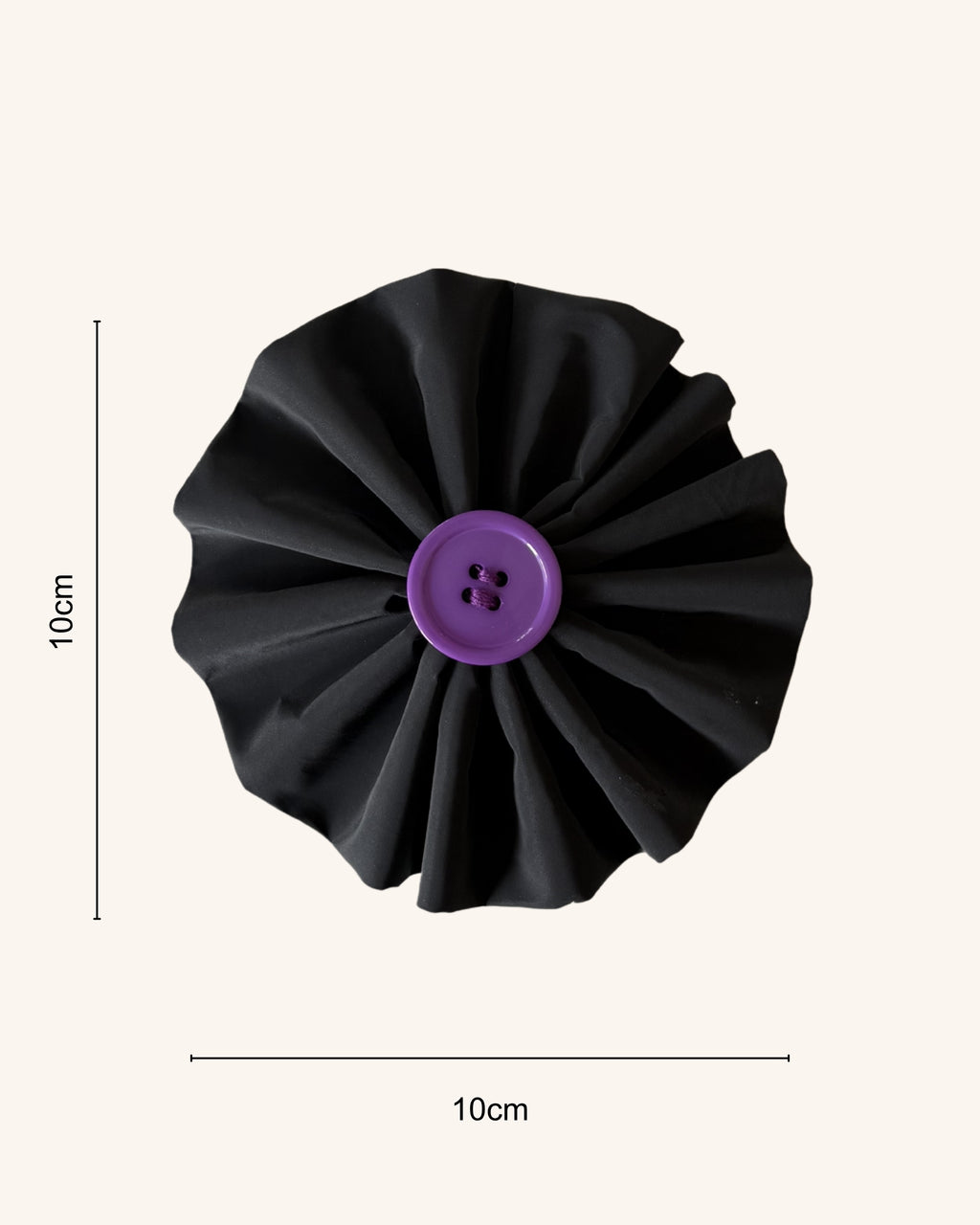 Reflective Violet Collar Blossom — size view | Hector's Threads
