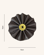 Reflective Yellow Collar Blossom — size view | Hector's Threads