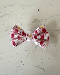 Rose Garden Dog Bow — front view | Hector's Threads