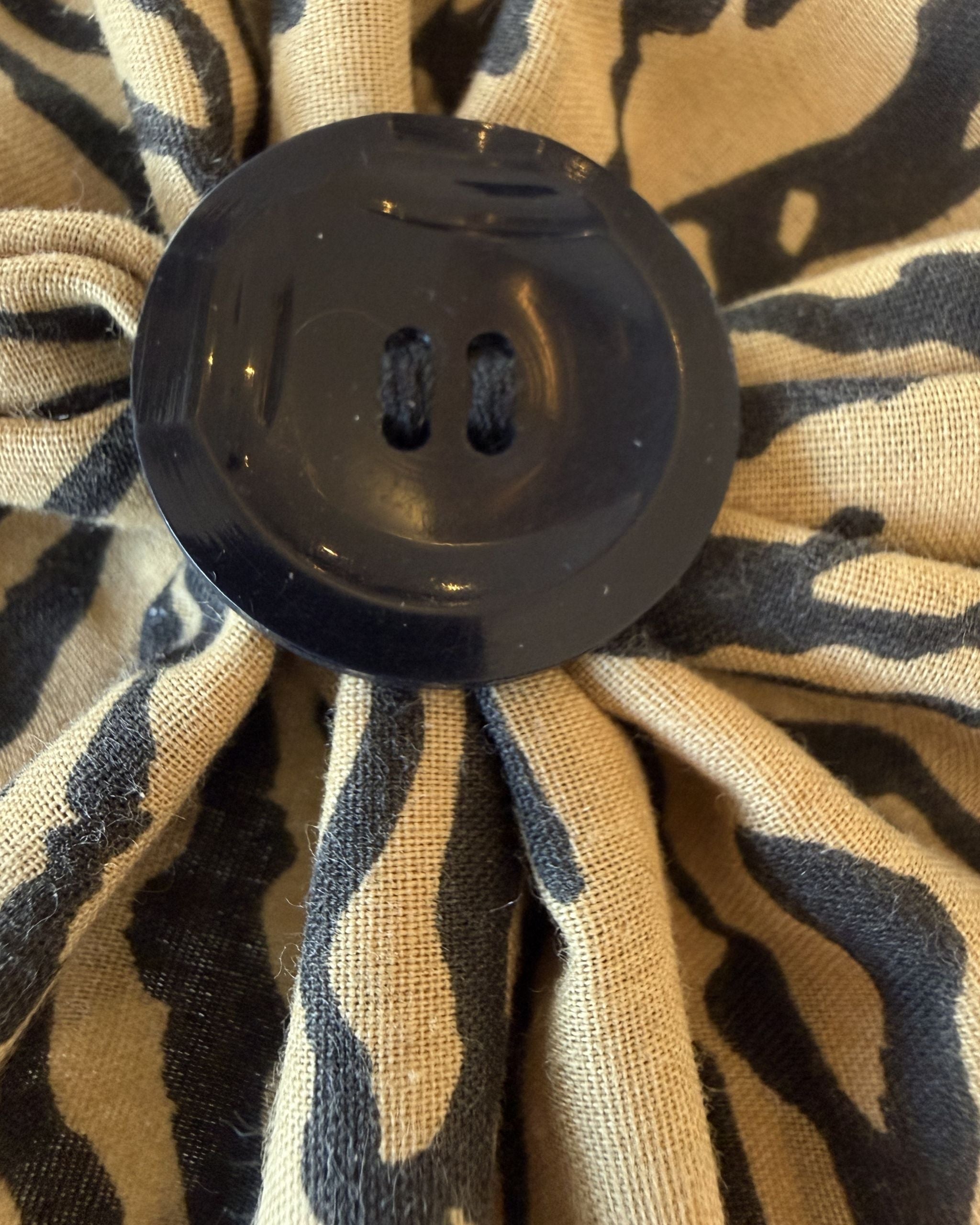 Safari Stripe Collar Blossom — closeup view | Hector's Threads