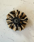 Safari Stripe Collar Blossom — front view | Hector's Threads