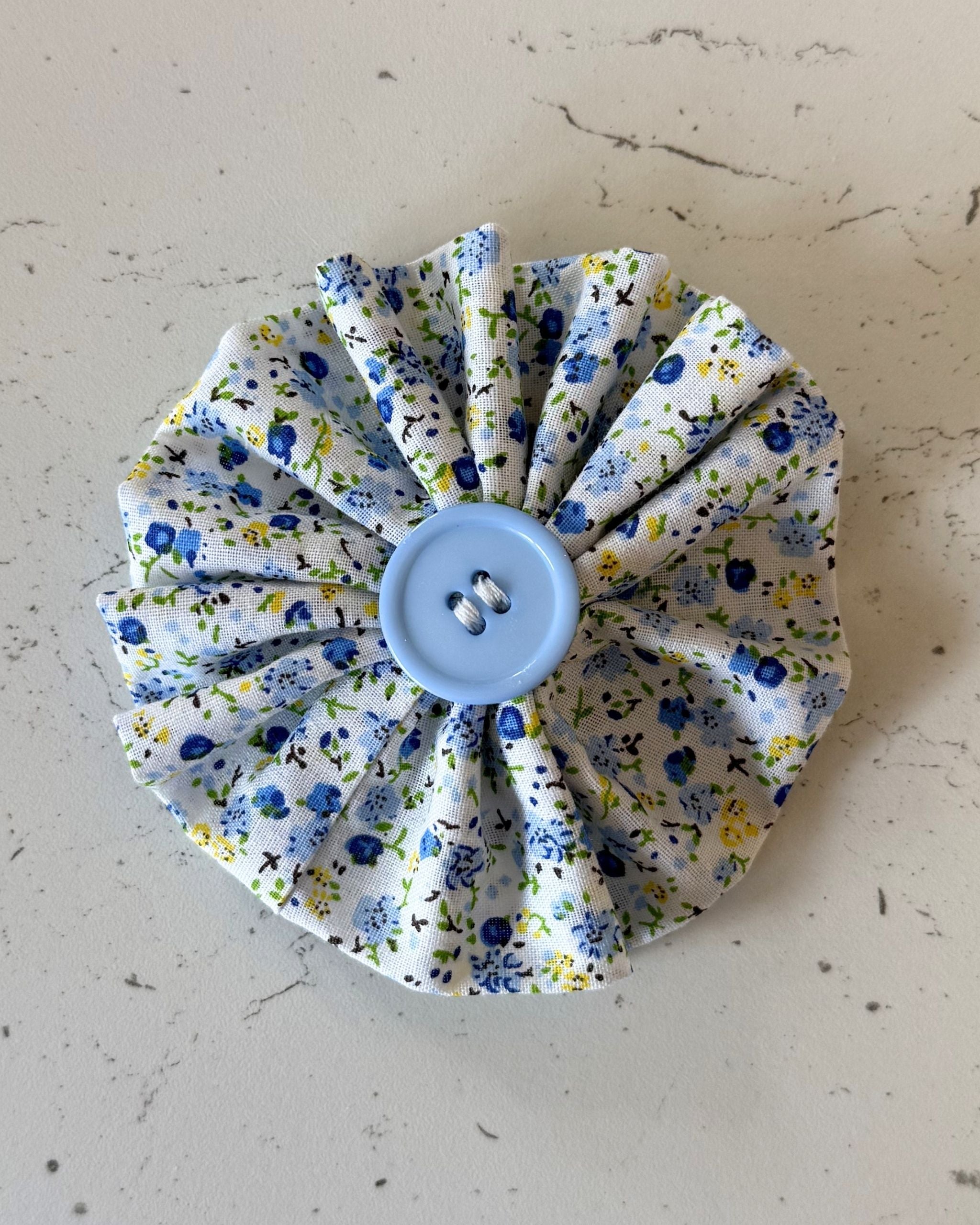Spring Meadow Collar Blossom — front view | Hector's Threads