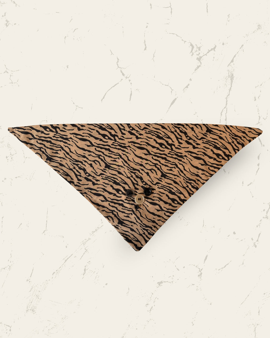 Tiger Prowl Dog Bandana — front view | Hector's Threads