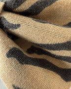 Tiger Stripe Dog Bow — closeup view | Hector's Threads