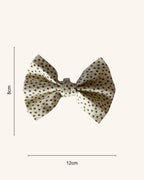 Vintage Star Dog Bow — size view | Hector's Threads