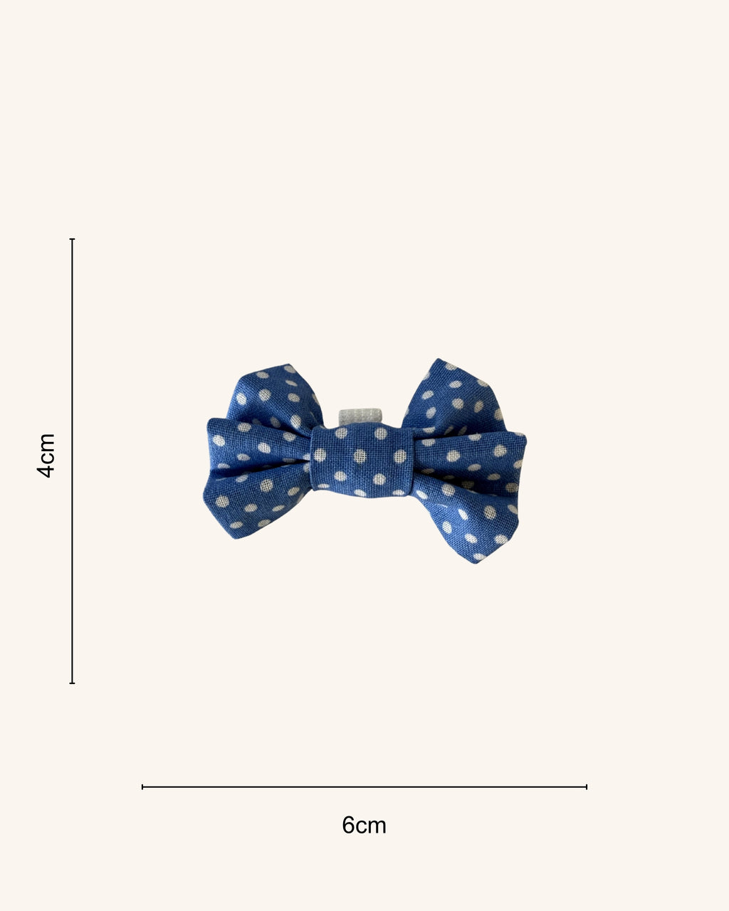 Midnight Dot Dog Bow