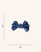 Midnight Dot Dog Bow