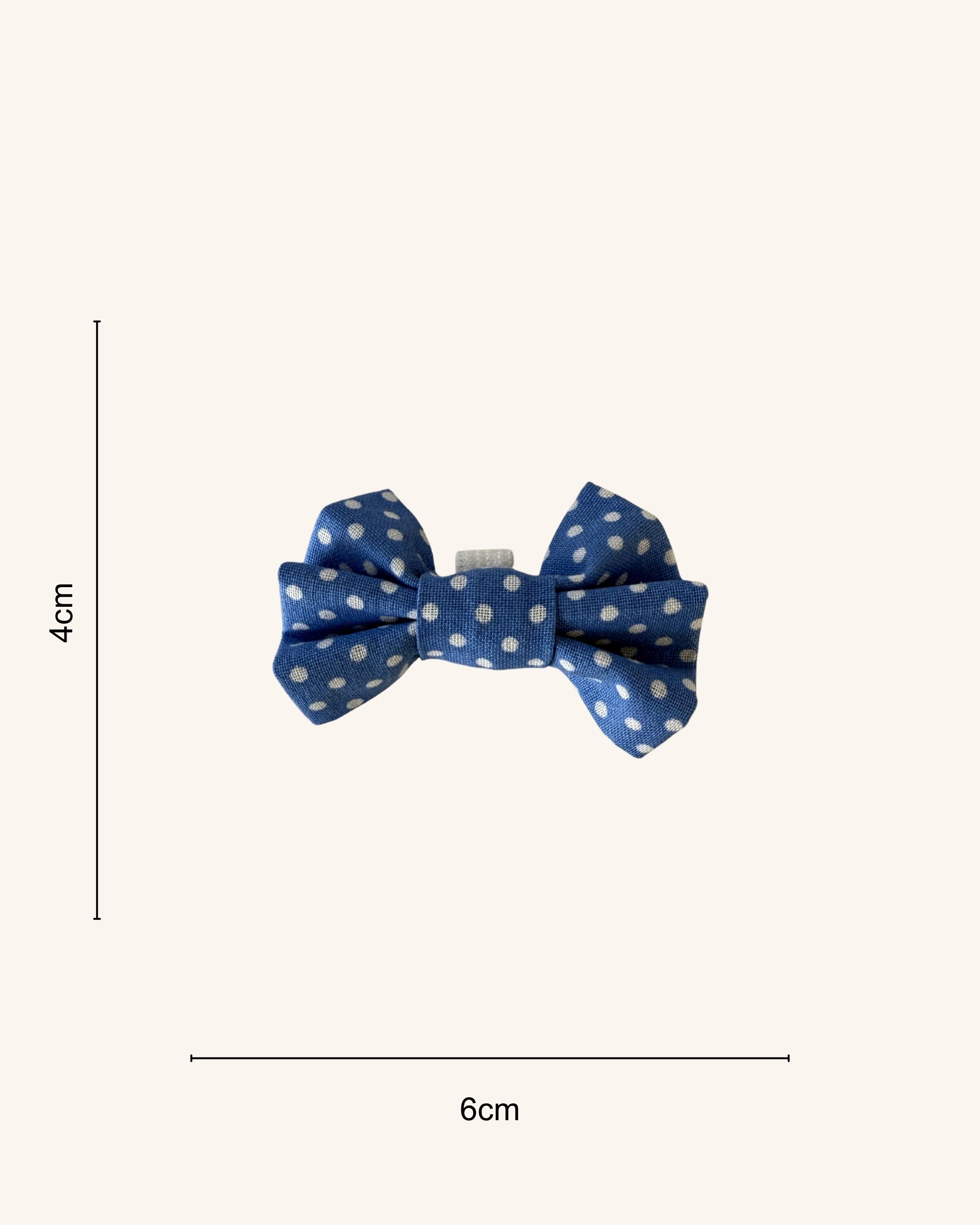Midnight Dot Dog Bow
