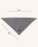 Monochrome Stripe Dog Bandana
