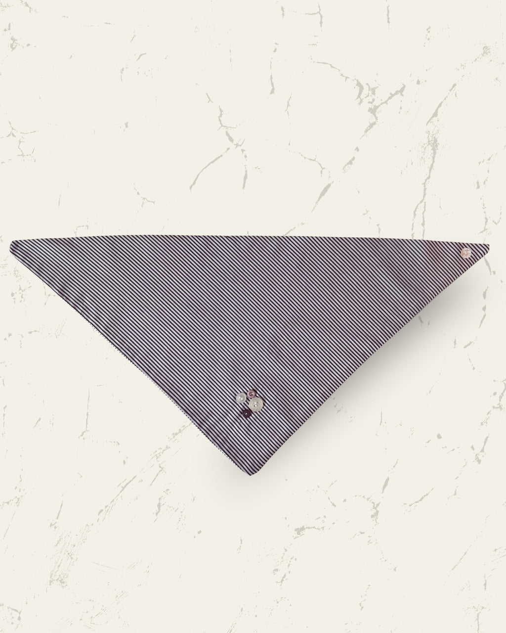 Purple Stripe Dog Bandana