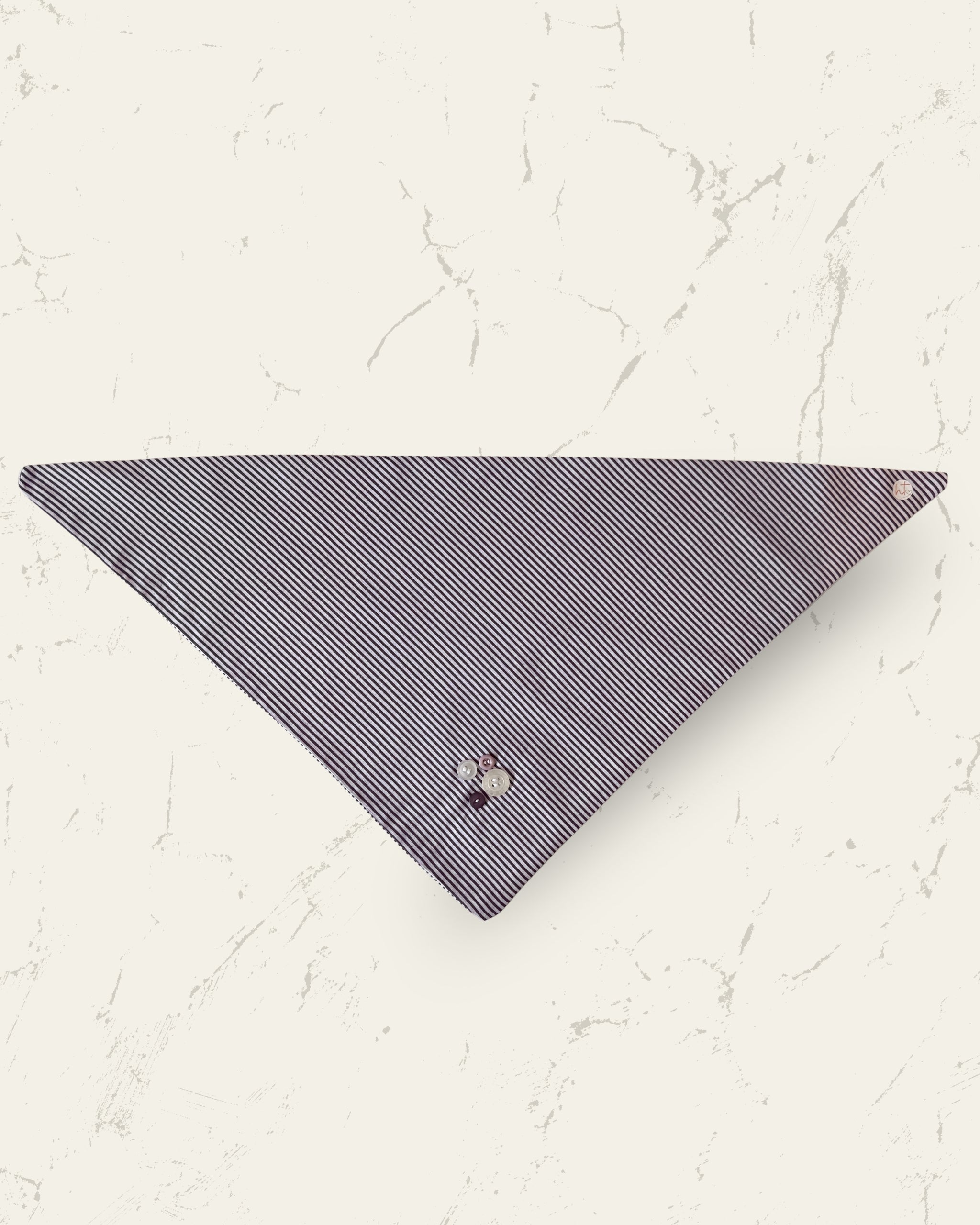 Purple Stripe Dog Bandana
