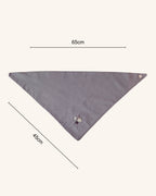 Purple Stripe Dog Bandana