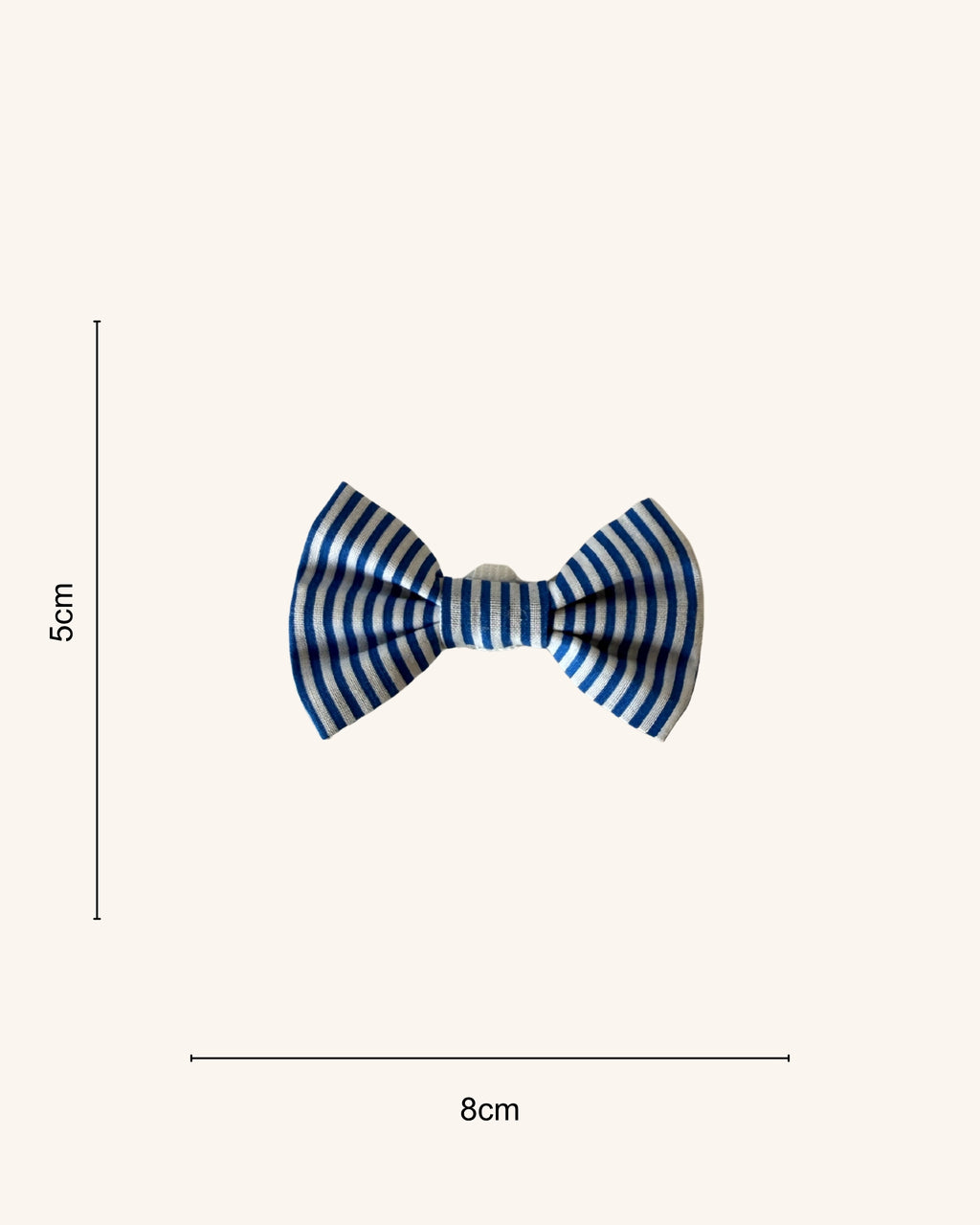 Sailor Stripe Dog Bow