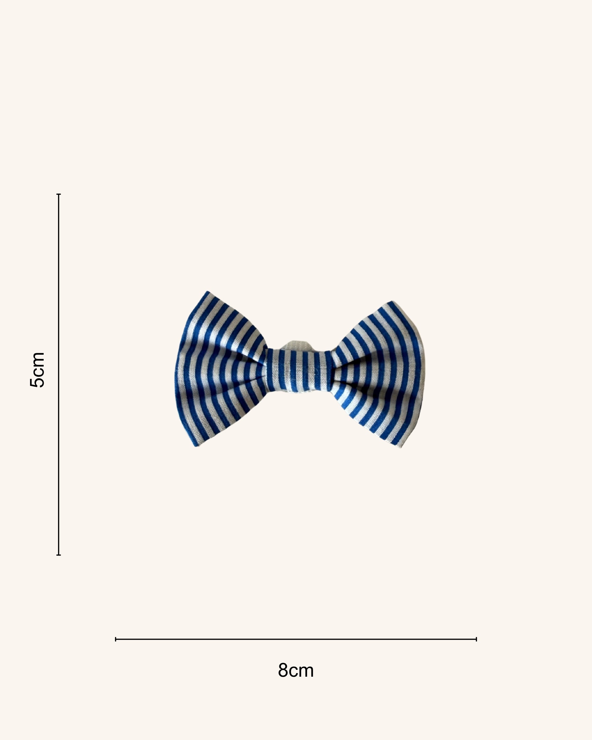 Sailor Stripe Dog Bow